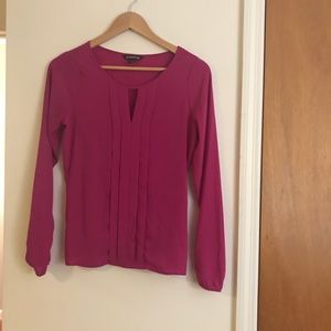Fuschia blouse Express XS